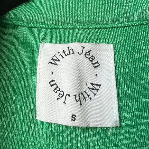 With Jéan Alexa Mini Dress in Juicy Green Size S - Picture 4 of 5